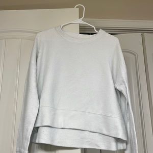 COPY - White long sleeve corded top